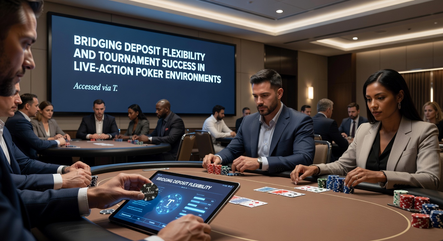 Live-Poker-Turnier auf Tablet mit Einzahlungsoptionen und Turnier-Statistiken