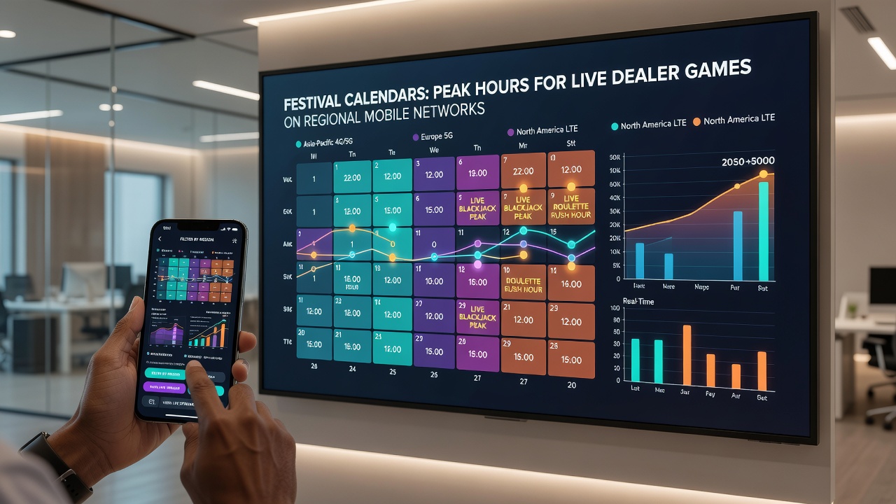 Mobile Nutzung von Live-Dealer-Spielen während regionaler Festivals