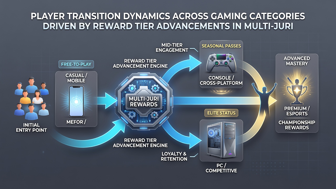 Darstellung von Belohnungsstufen und Kategorieübergängen in internationalen Gaming-Plattformen