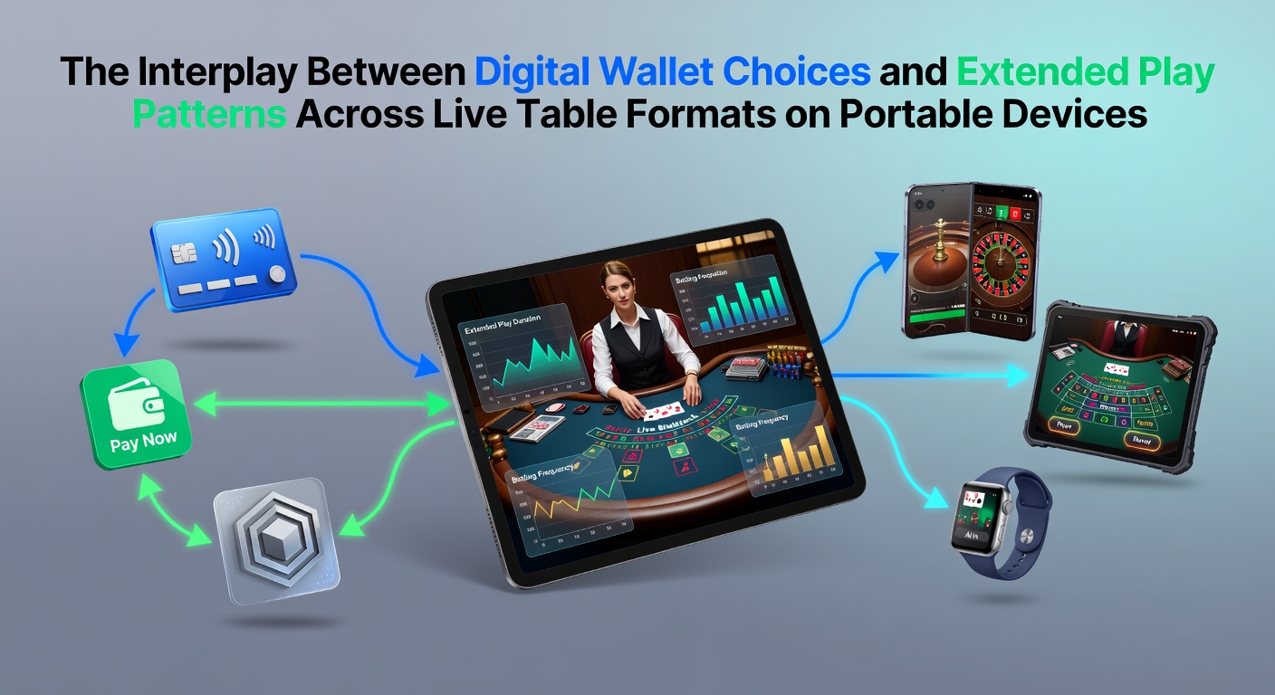 Digitale Wallets und Live-Tischspiele auf mobilen Geräten