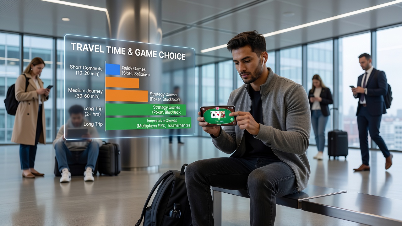 Analyse von Spielverhalten während unterschiedlicher Reisezeiten auf mobilen Geräten
